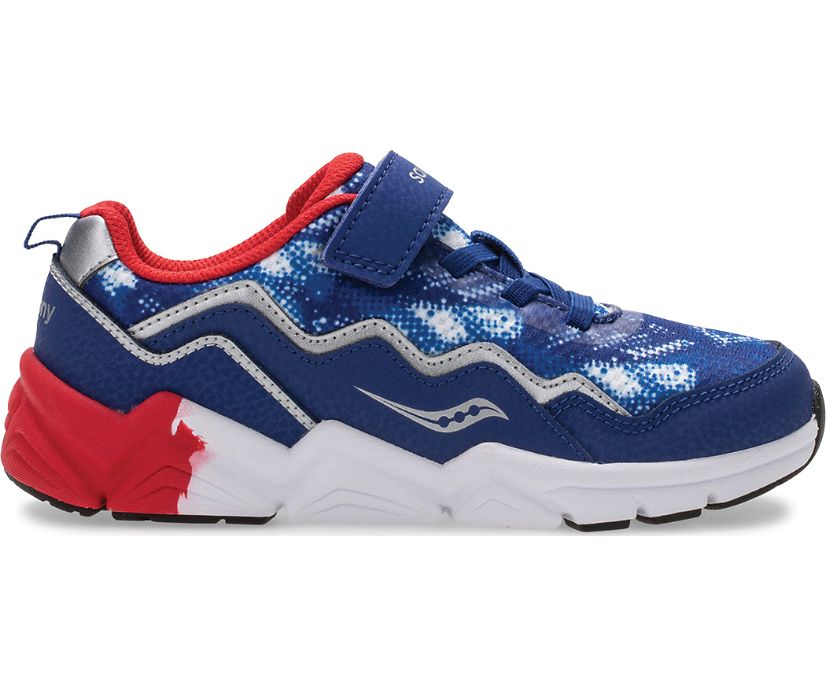 Saucony Flash A/C 2.0 Kids' Sneakers Blue / Red / White | Canada 861EBCX